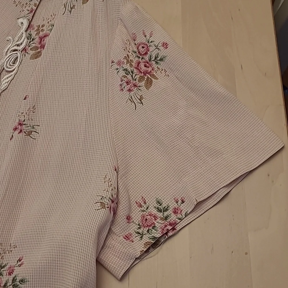 LIKE NEW VTG ULTRA DRESS Floral Kitschy Rose Print - Picture 10 of 14